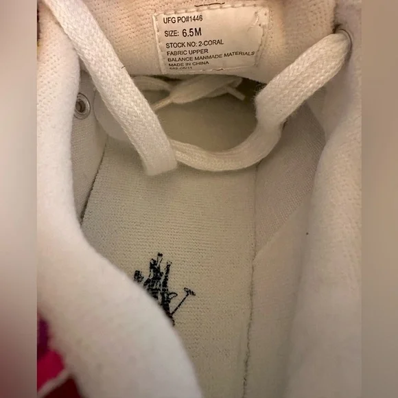 NEW Plaid U.S. Polo Assn. Tennis Shoes - Picture 15 of 15